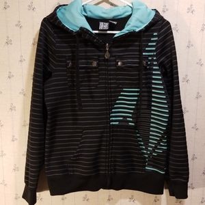 Volcom Zip Up Hoodie Sweatshirt